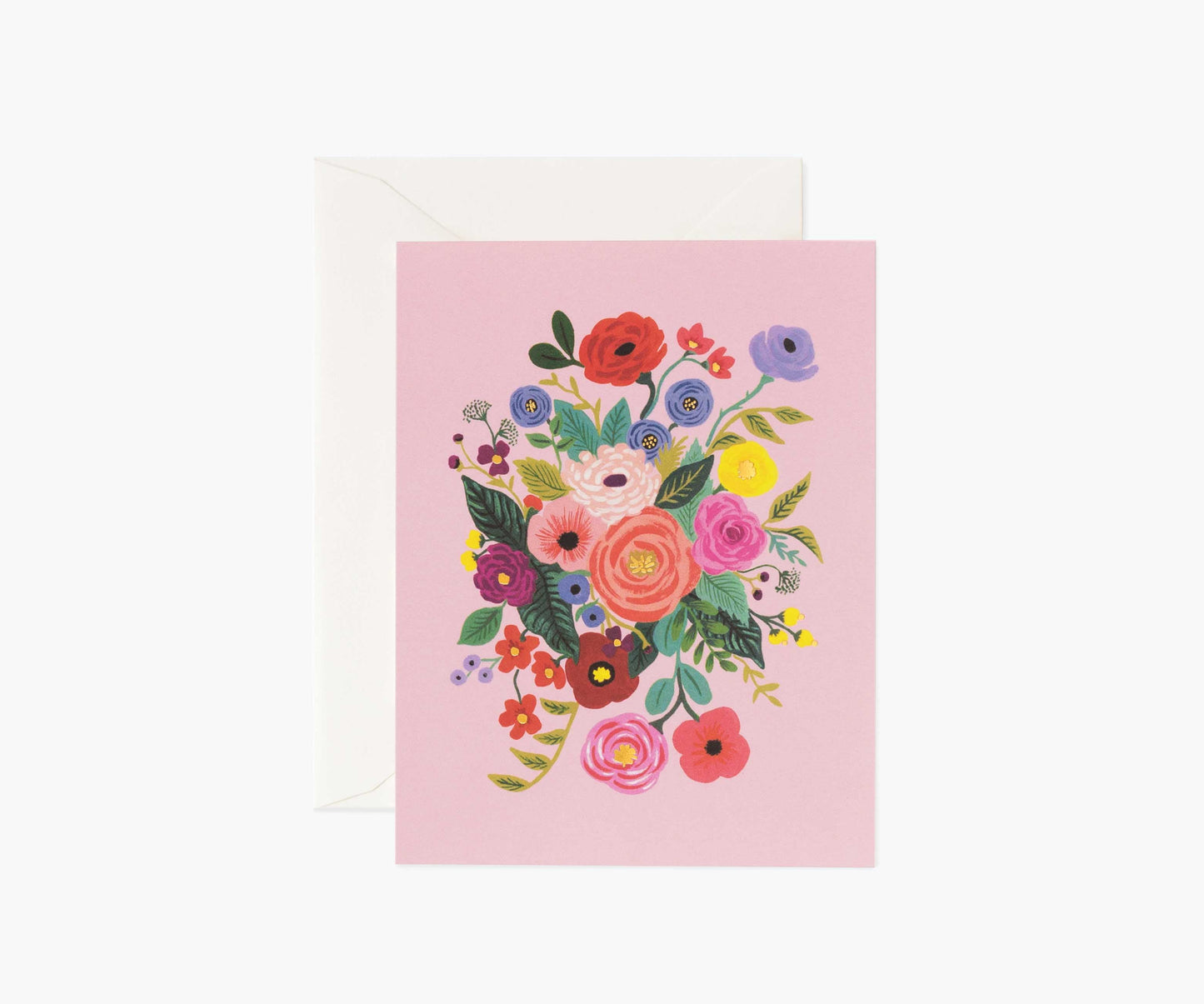 Garden Party Rose Everyday Card - Single Card - Greeting Card with Envelope