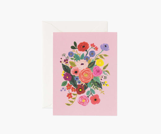Garden Party Rose Everyday Card - Single Card - Greeting Card with Envelope