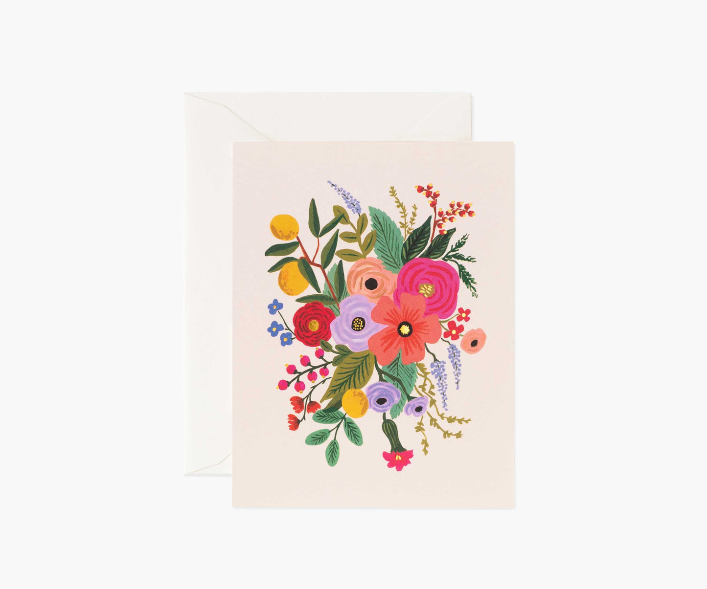 Garden Party Blush Everyday Card - Single Card - Greeting Card with Envelope