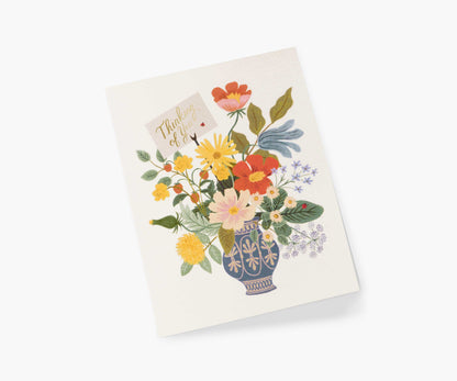Thinking of You Bouquet Sympathy Card - Single Card