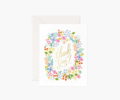 Prairie Thank You Card - Single Card - Greeting Card with Envelope