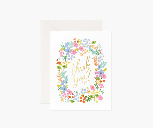 Prairie Thank You Card - Single Card - Greeting Card with Envelope