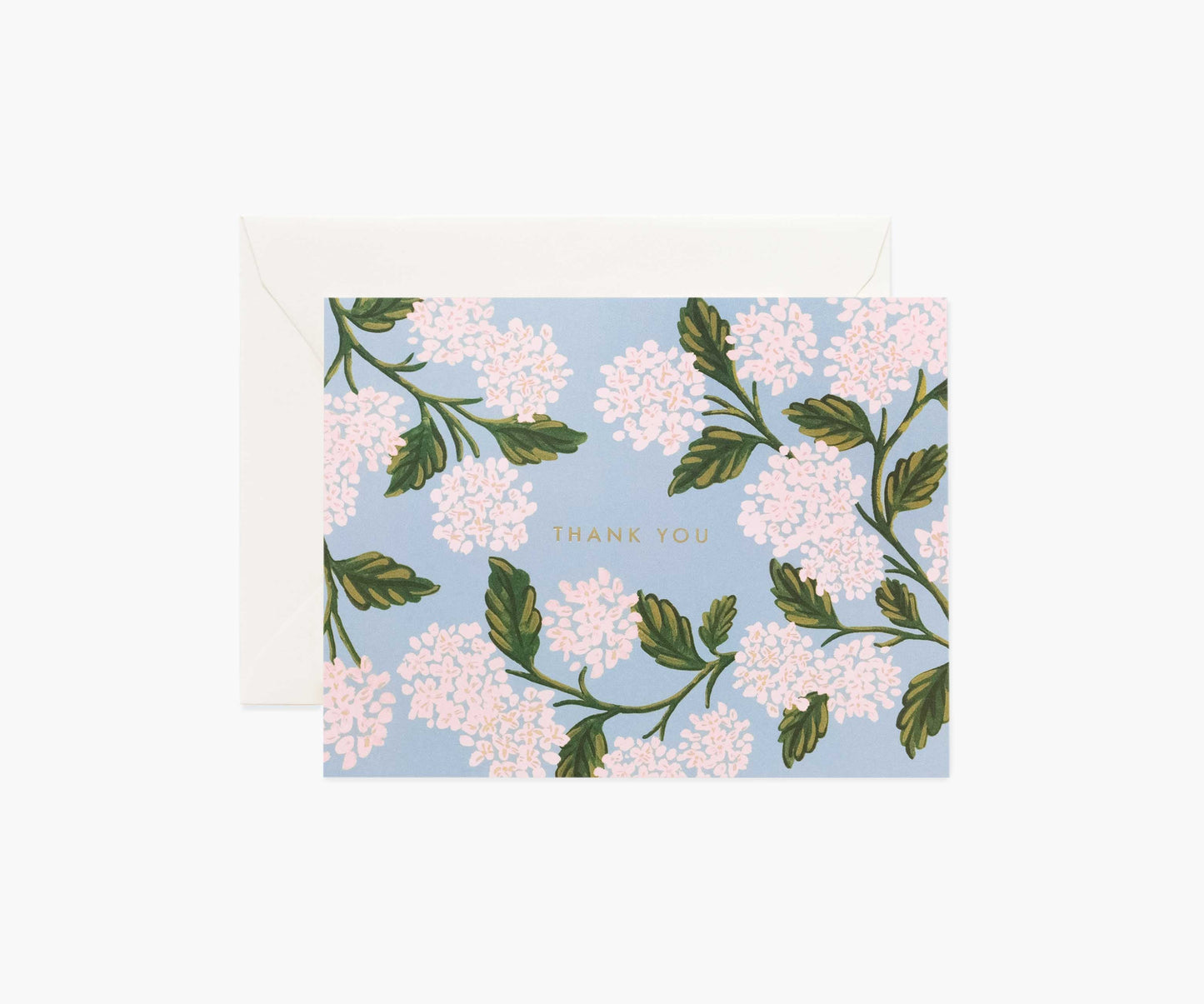 Hydrangea Thank You Card - Single Card - Greeting Card with Envelope