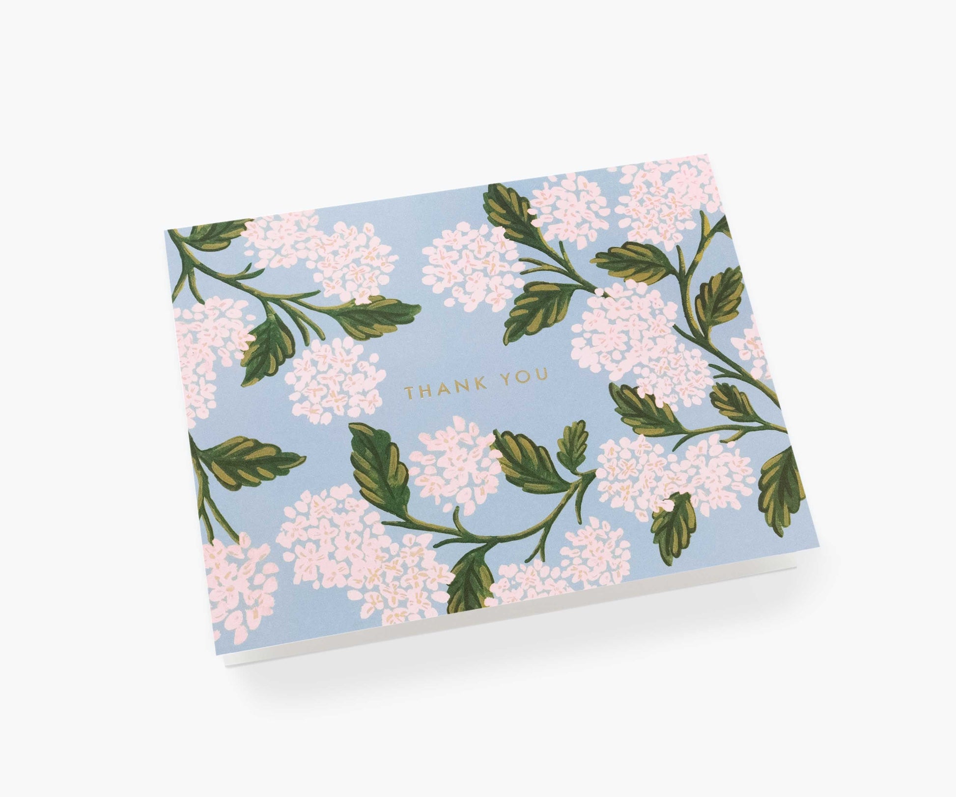 Hydrangea Thank You Card - Single Card