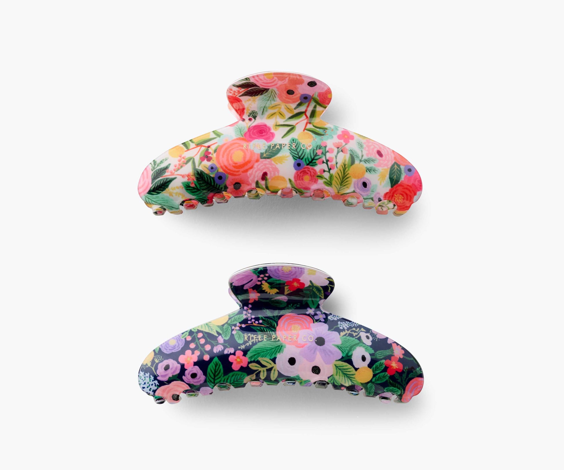 Large Claw Clip Set - Garden Party - Cotton Loungewear