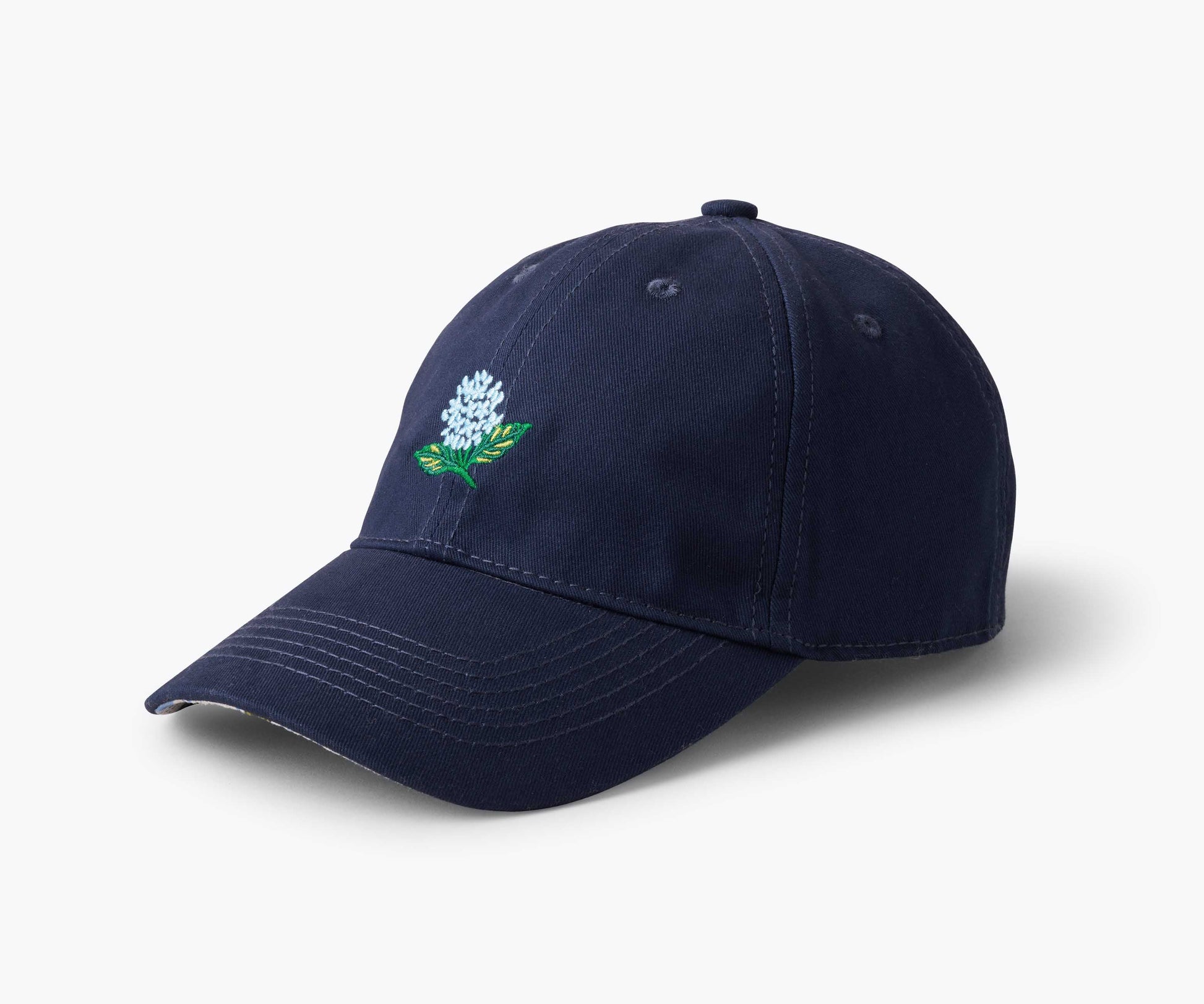 Baseball Cap - Hydrangea - Adjustable Embroidered Cap
