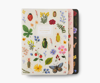 Stitched Notebook Set - Curio - Lined Notebook Journal