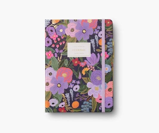 Journal with Pen - Garden Party Violet - Lined Notebook Journal