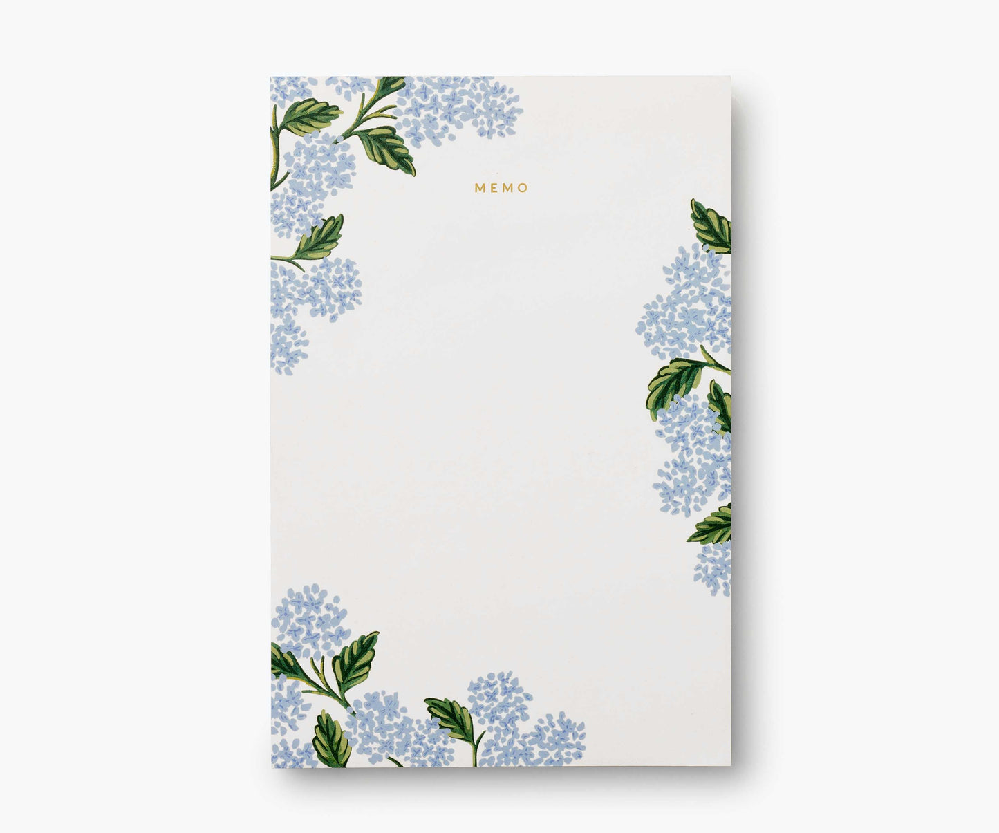Large Memo Notepad - Hydrangea - Tear-Off Notepad