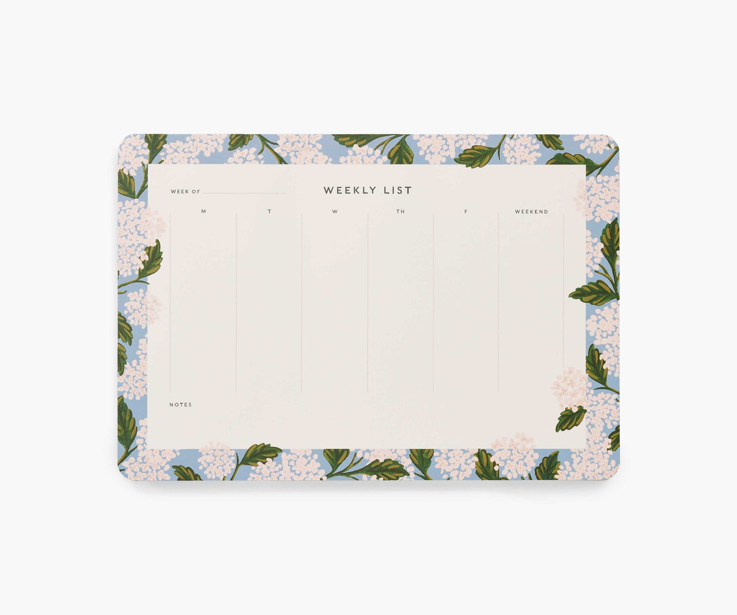 Weekly Desk Pad - Hydrangea - Premium Design Accessory