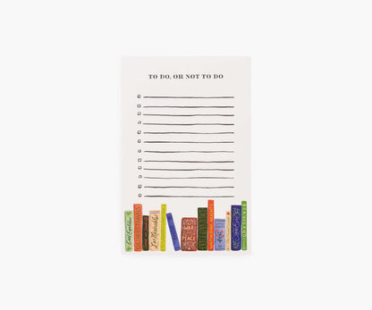 Checklist Notepad - To Do or Not To Do - Tear-Off Notepad