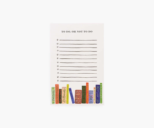Checklist Notepad - To Do or Not To Do - Tear-Off Notepad