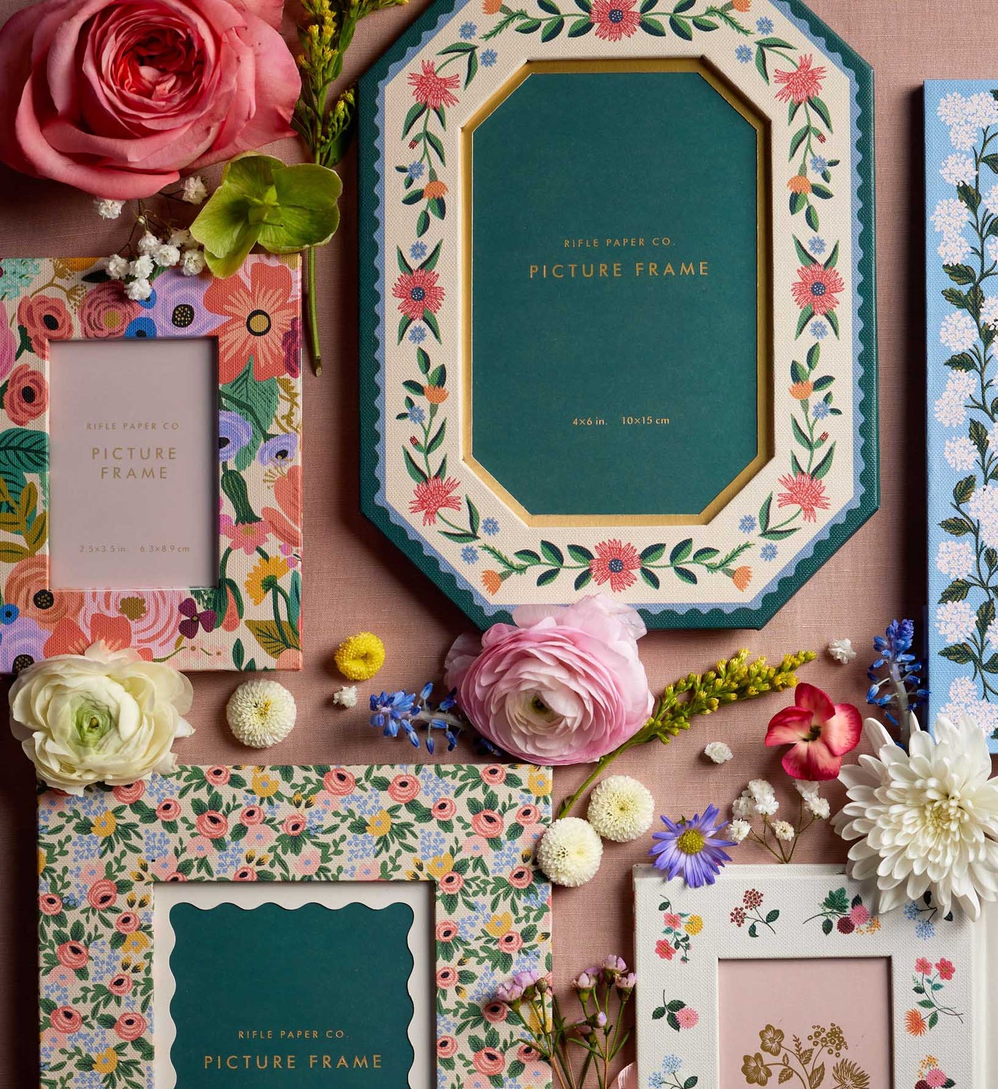 Wallet Paper Wrapped Picture Frame - Garden Party
