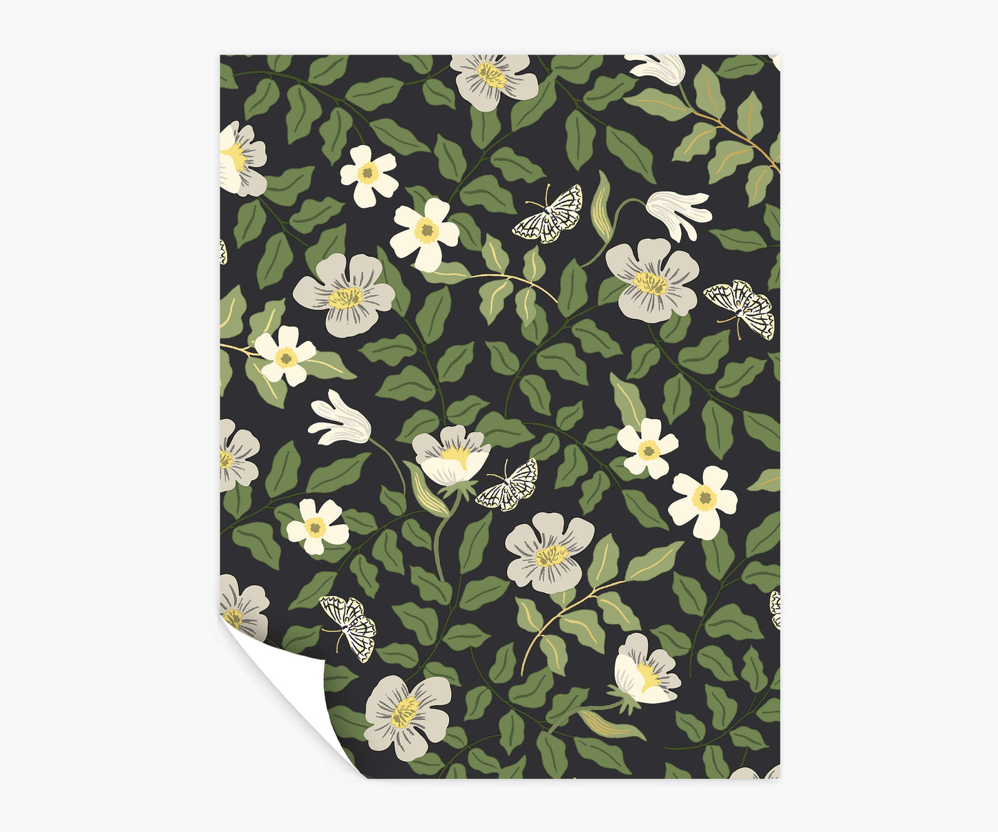 Primrose Peel & Stick Wallpaper Sample - Linen & Black - Peel and Stick Wallpaper
