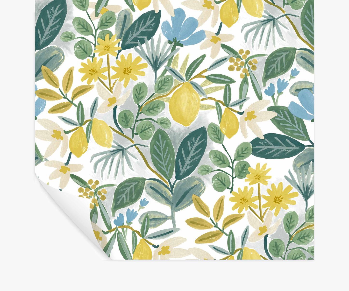 Amalfi Peel & Stick Wallpaper - Blue & Green - Peel and Stick Wallpaper