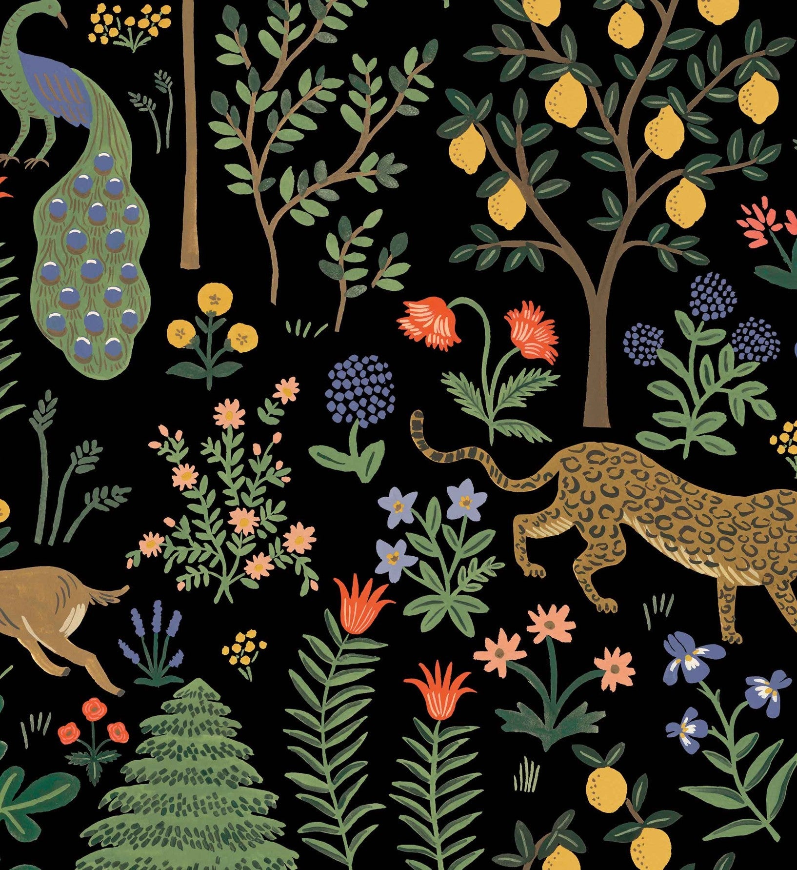 Menagerie Peel & Stick Wallpaper - Black