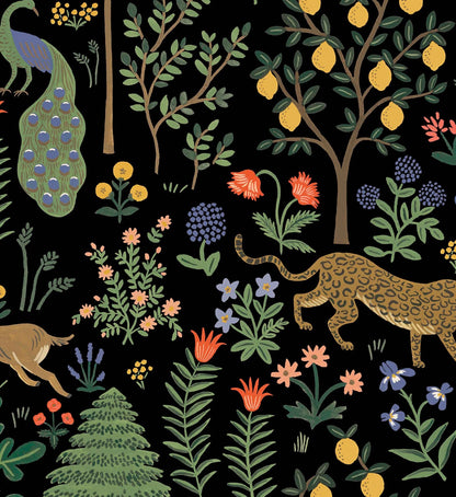 Menagerie Peel & Stick Wallpaper - Black