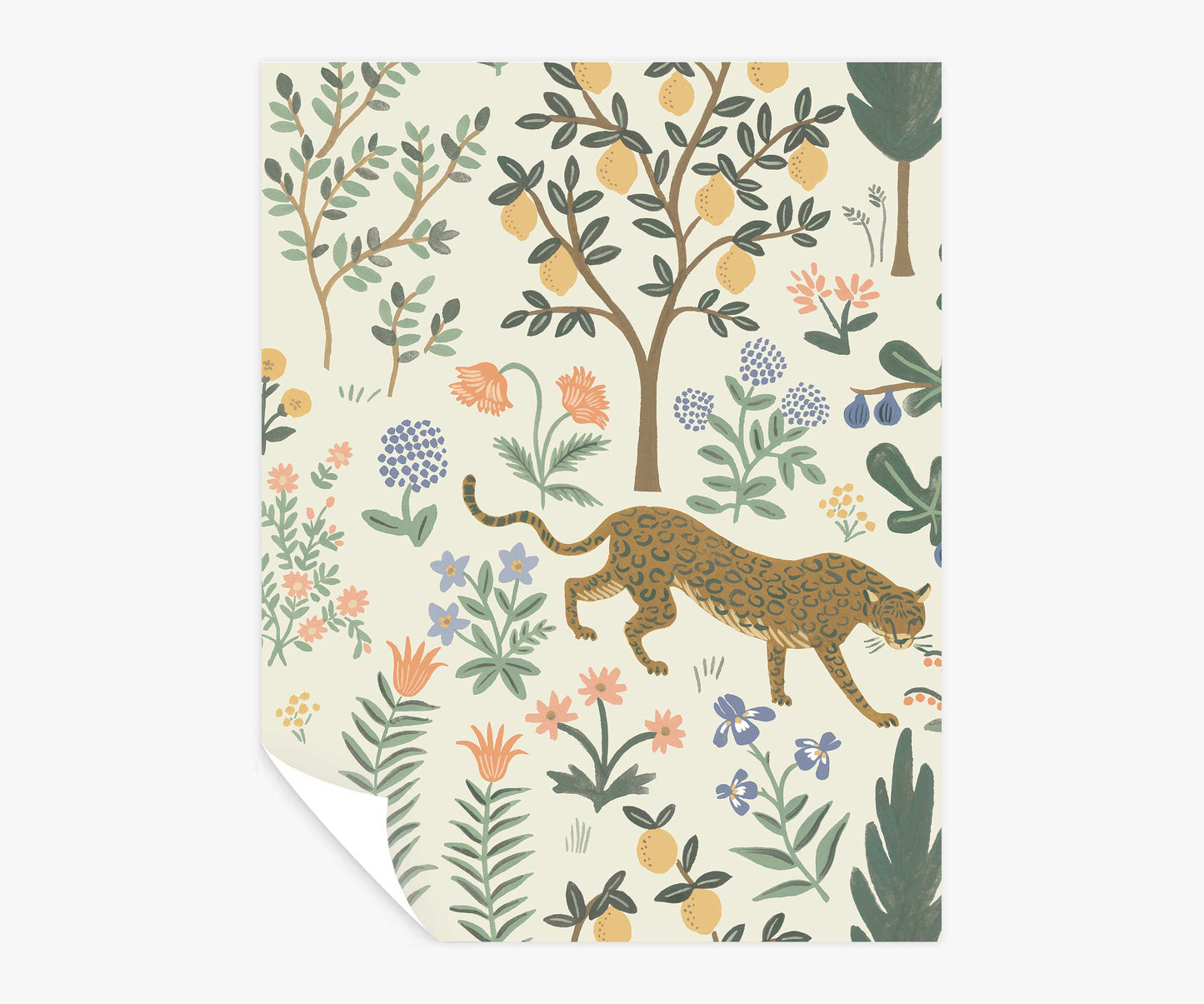 Menagerie Peel & Stick Wallpaper Sample - Cream - Peel and Stick Wallpaper