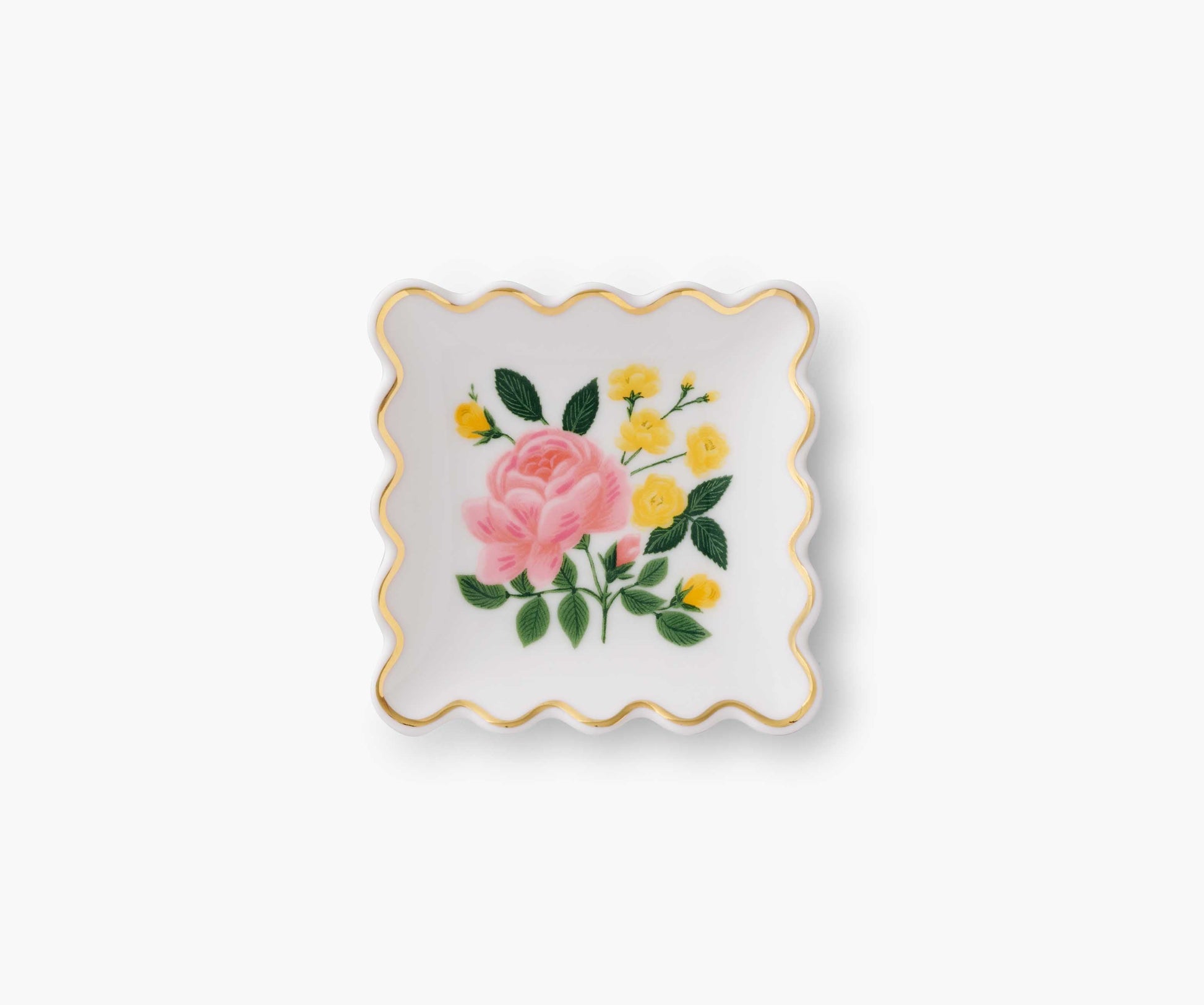 Porcelain Ring Dish - Roses - Premium Design Accessory