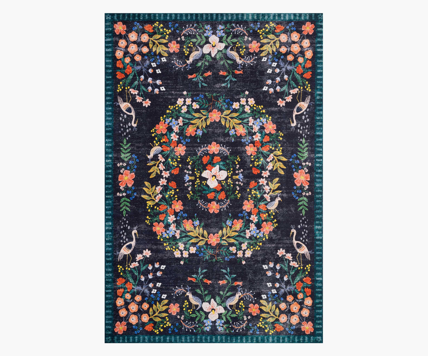 Palais Luxembourg Printed Rug - Navy - Premium Design Accessory