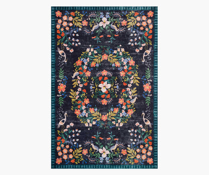 Palais Luxembourg Printed Rug - Navy - Premium Design Accessory