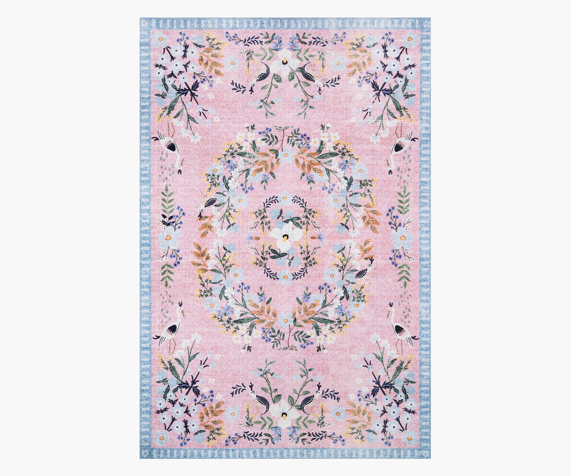 Palais Luxembourg Printed Rug - Rose - Premium Design Accessory