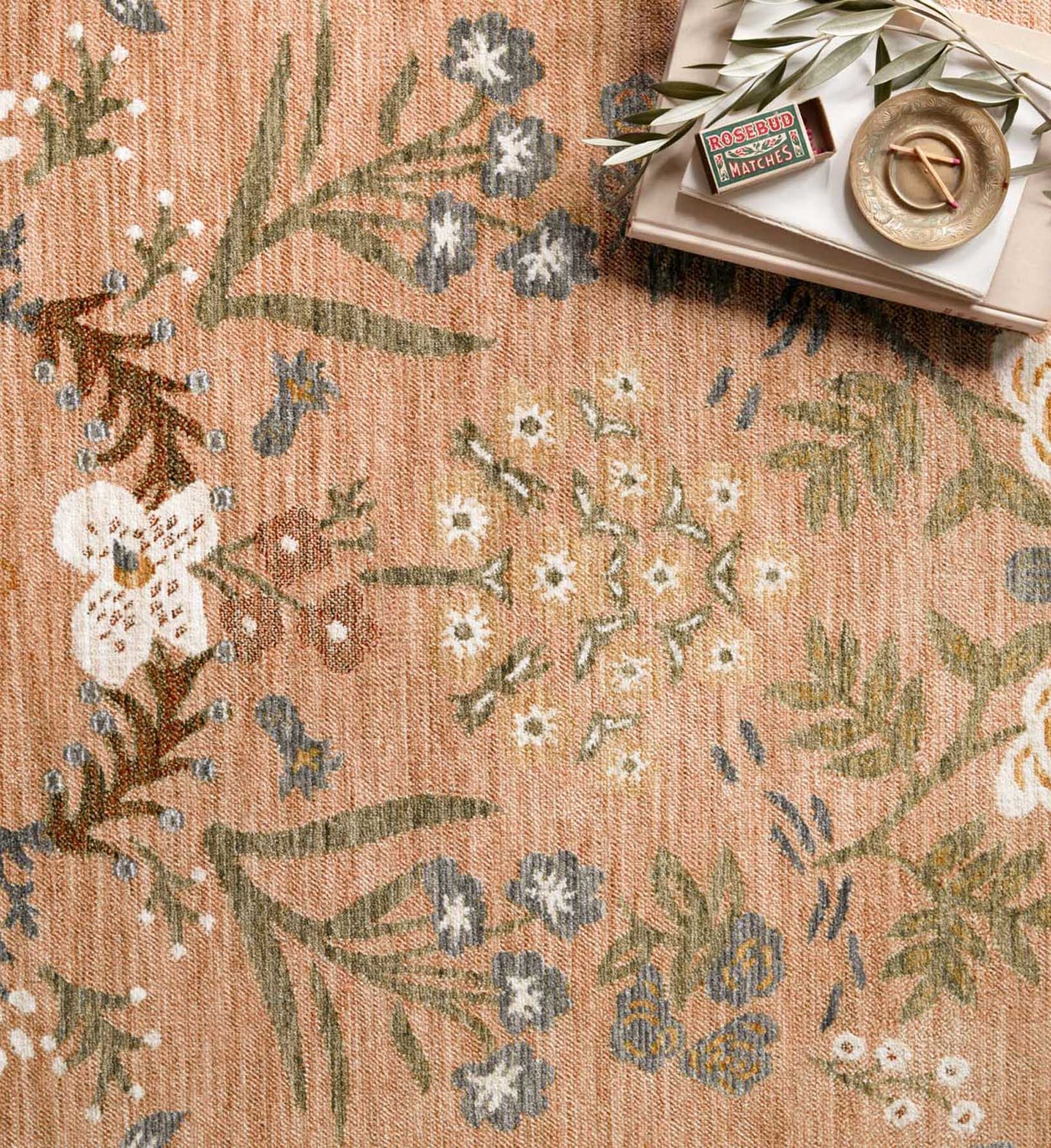 Kismet Arabesque Power Loomed Rug - Camel
