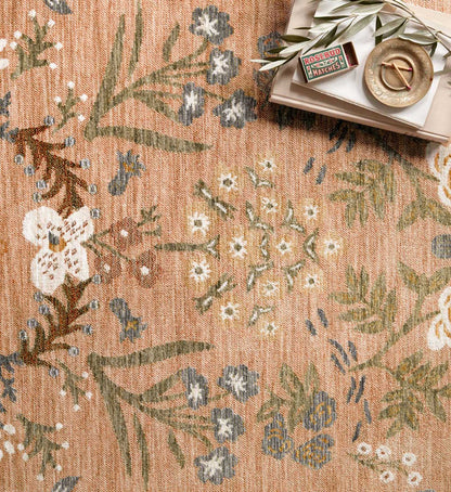 Kismet Arabesque Power Loomed Rug - Camel