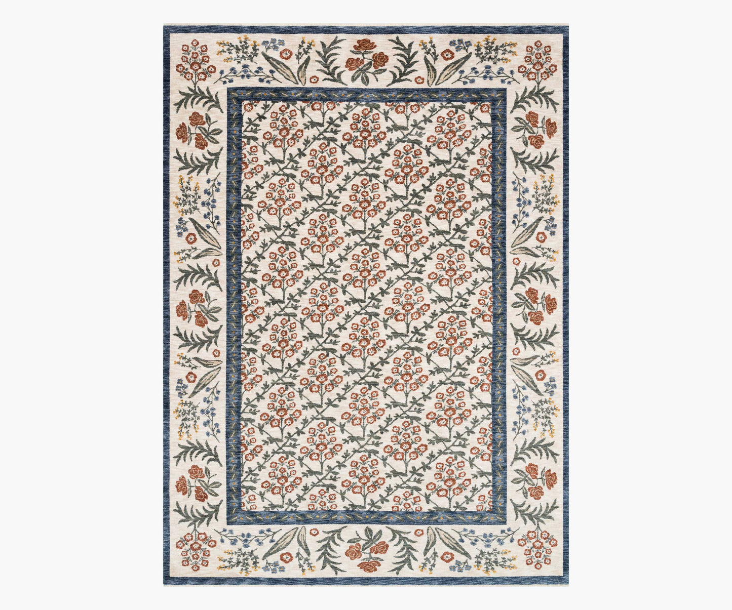 Kismet Suzani Garden Power-Loomed Rug - Cream - Premium Design Accessory