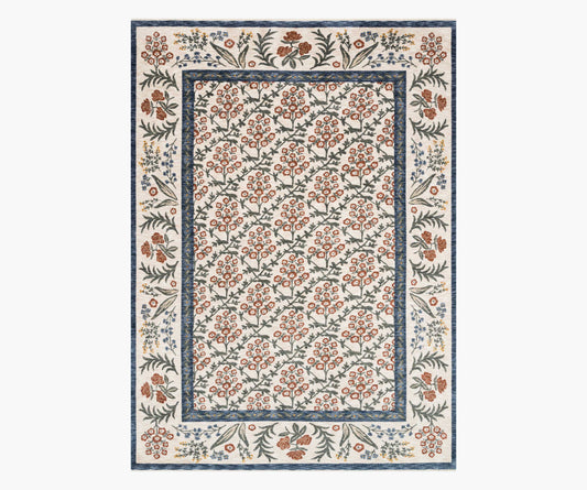 Kismet Suzani Garden Power-Loomed Rug - Cream - Premium Design Accessory