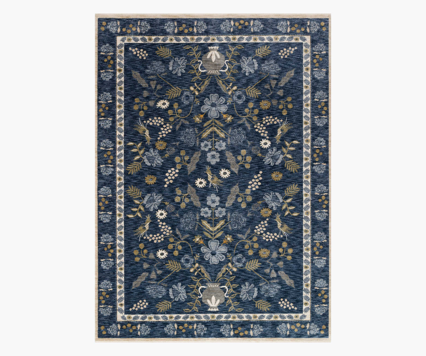 Kismet Amphora Power-Loomed Rug - Navy - Premium Design Accessory
