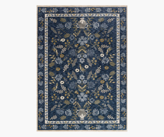 Kismet Amphora Power-Loomed Rug - Navy - Premium Design Accessory