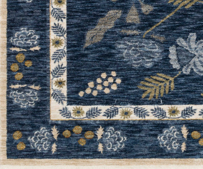Kismet Amphora Power-Loomed Rug - Navy