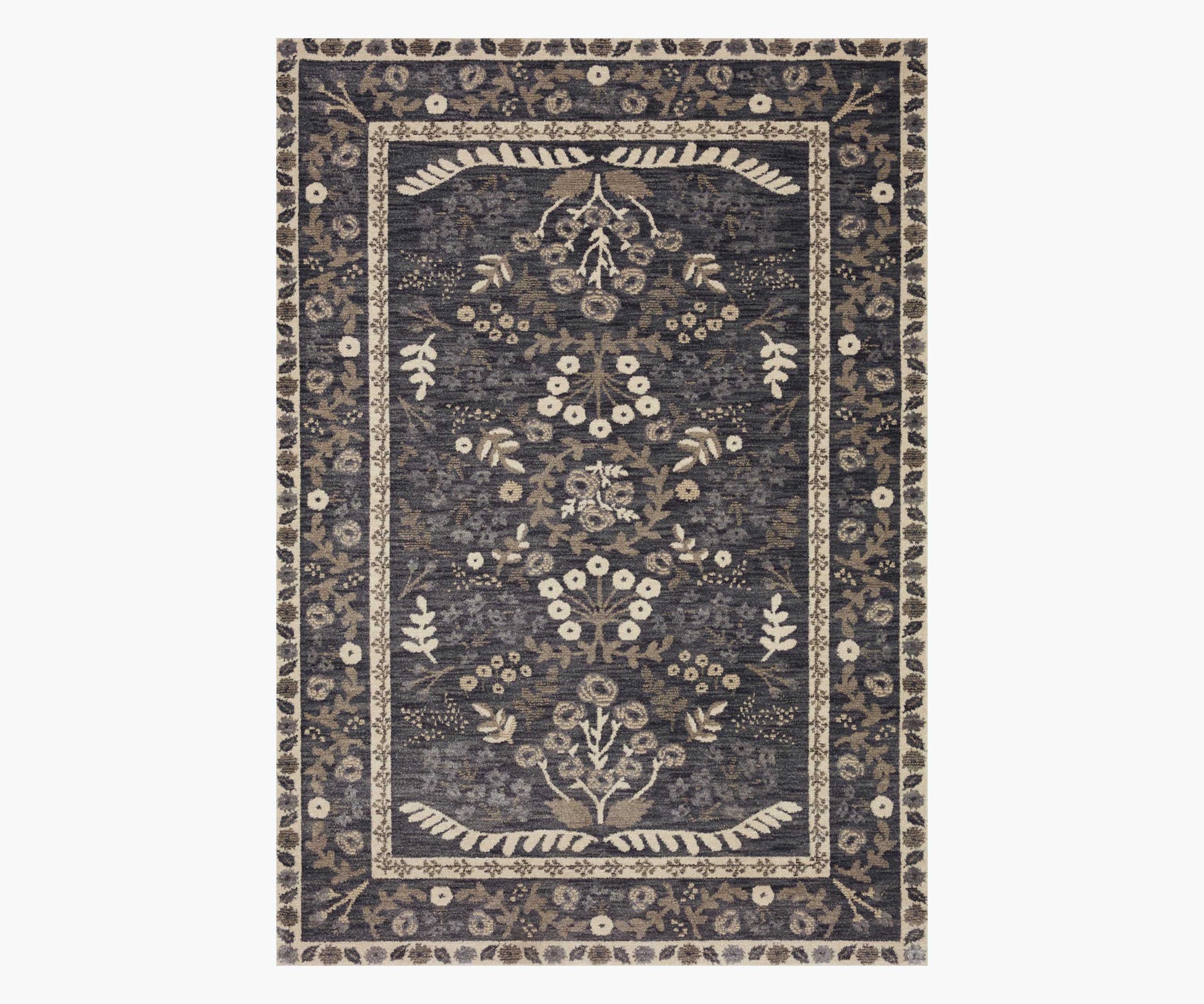 Fiore Florence Power Loomed Rug - Charcoal - Premium Design Accessory