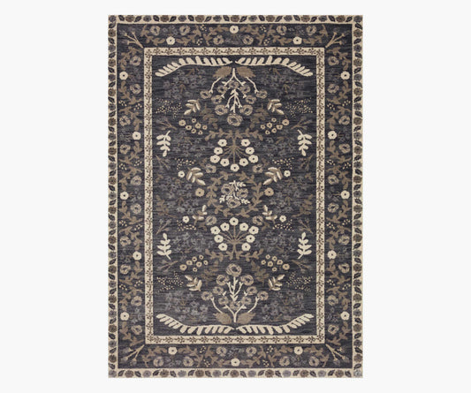 Fiore Florence Power Loomed Rug - Charcoal - Premium Design Accessory