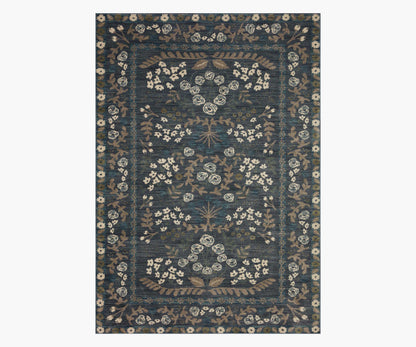 Fiore Florence Power Loomed Rug -  Navy & Grey - Premium Design Accessory