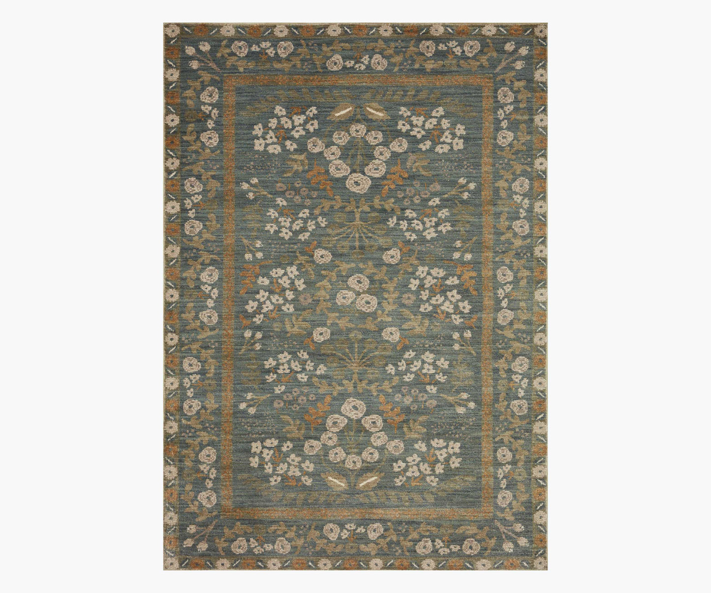 Fiore Florence Power Loomed Rug - Slate & Sage - Premium Design Accessory