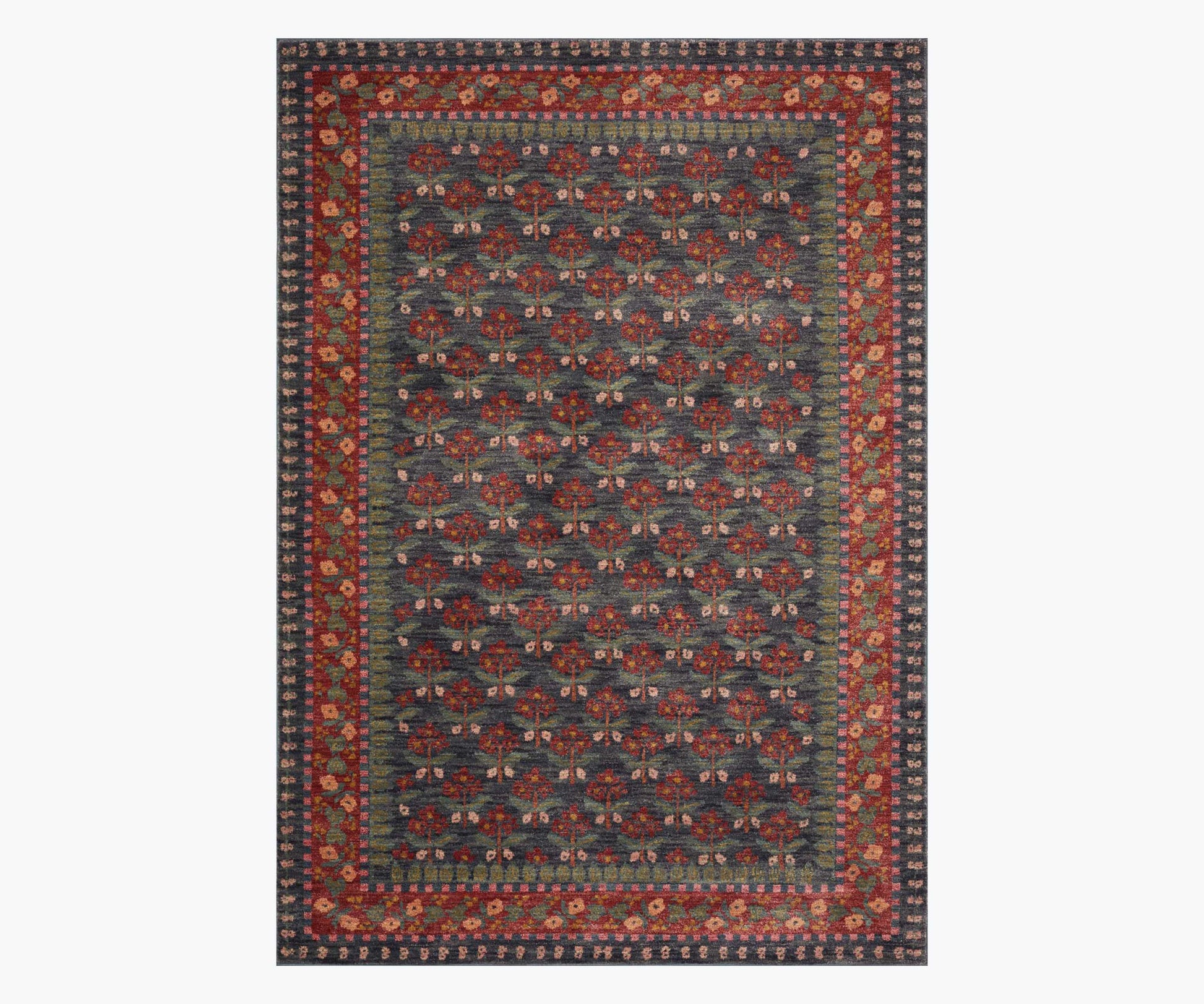 Fiore Forte Power-Loomed Rug - Navy - Premium Design Accessory