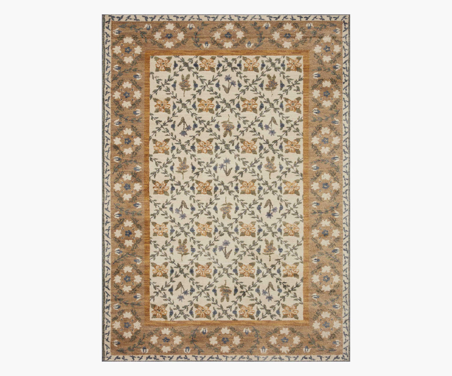 Fiore Belvedere Power-Loomed Rug - Gold - Premium Design Accessory