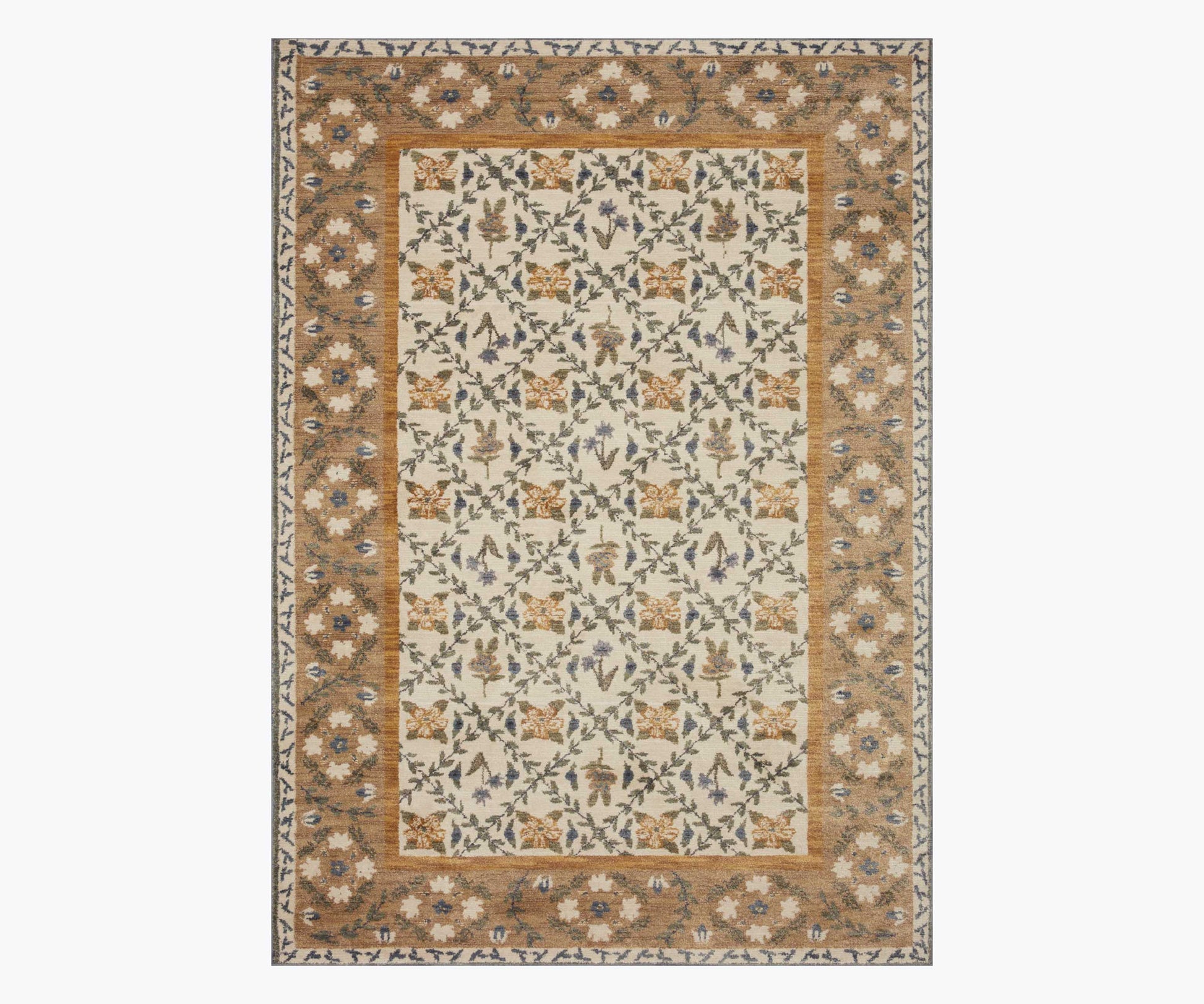 Fiore Belvedere Power-Loomed Rug - Gold - Premium Design Accessory