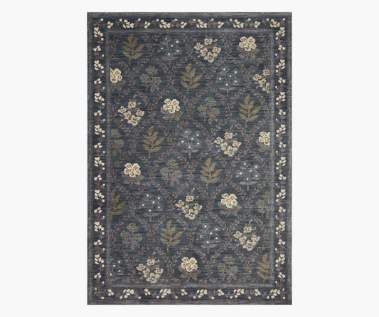 Fiore Hawthorne Power Loomed Rug - Navy - Premium Design Accessory