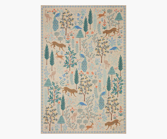 Menagerie Forest Printed Rug - Cream - Premium Design Accessory
