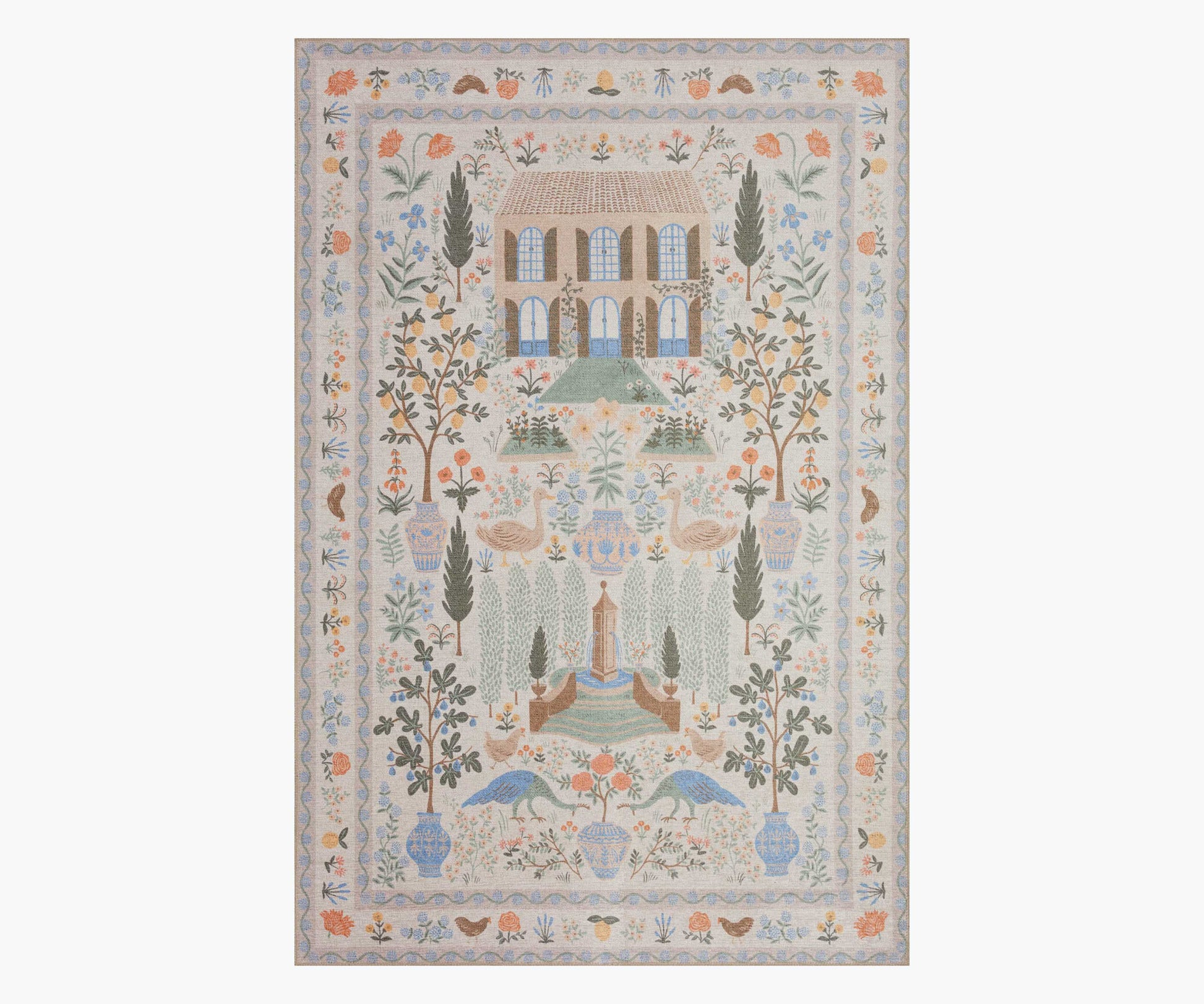 Menagerie Camont Printed Rug - Cream - Premium Design Accessory