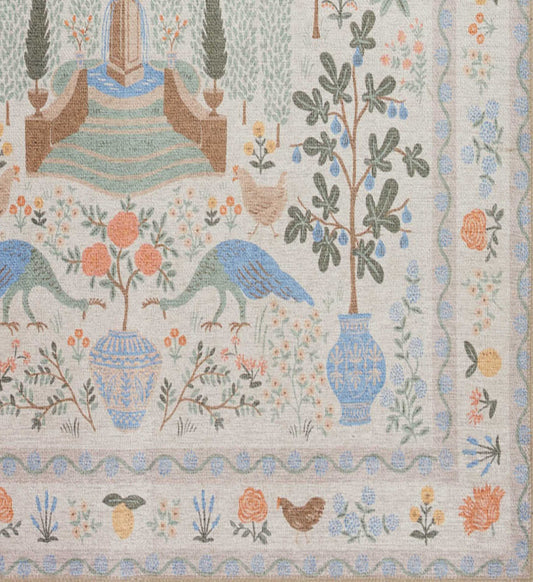 Menagerie Camont Printed Rug - Cream