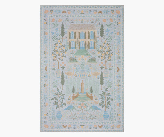 Menagerie Camont Printed Rug - Light Blue - Premium Design Accessory