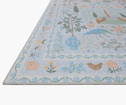 Menagerie Camont Printed Rug - Light Blue