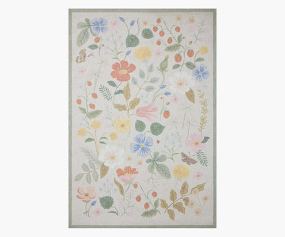 Cotswolds Strawberry Fields Power Loomed Rug - Ivory - Premium Design Accessory