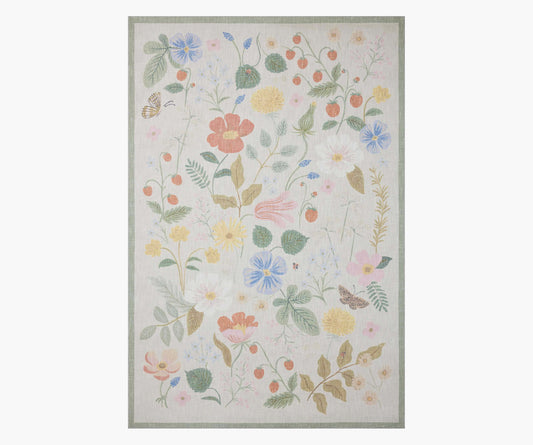 Cotswolds Strawberry Fields Power Loomed Rug - Ivory - Premium Design Accessory