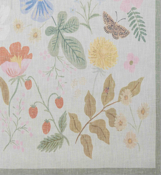 Cotswolds Strawberry Fields Power Loomed Rug - Ivory