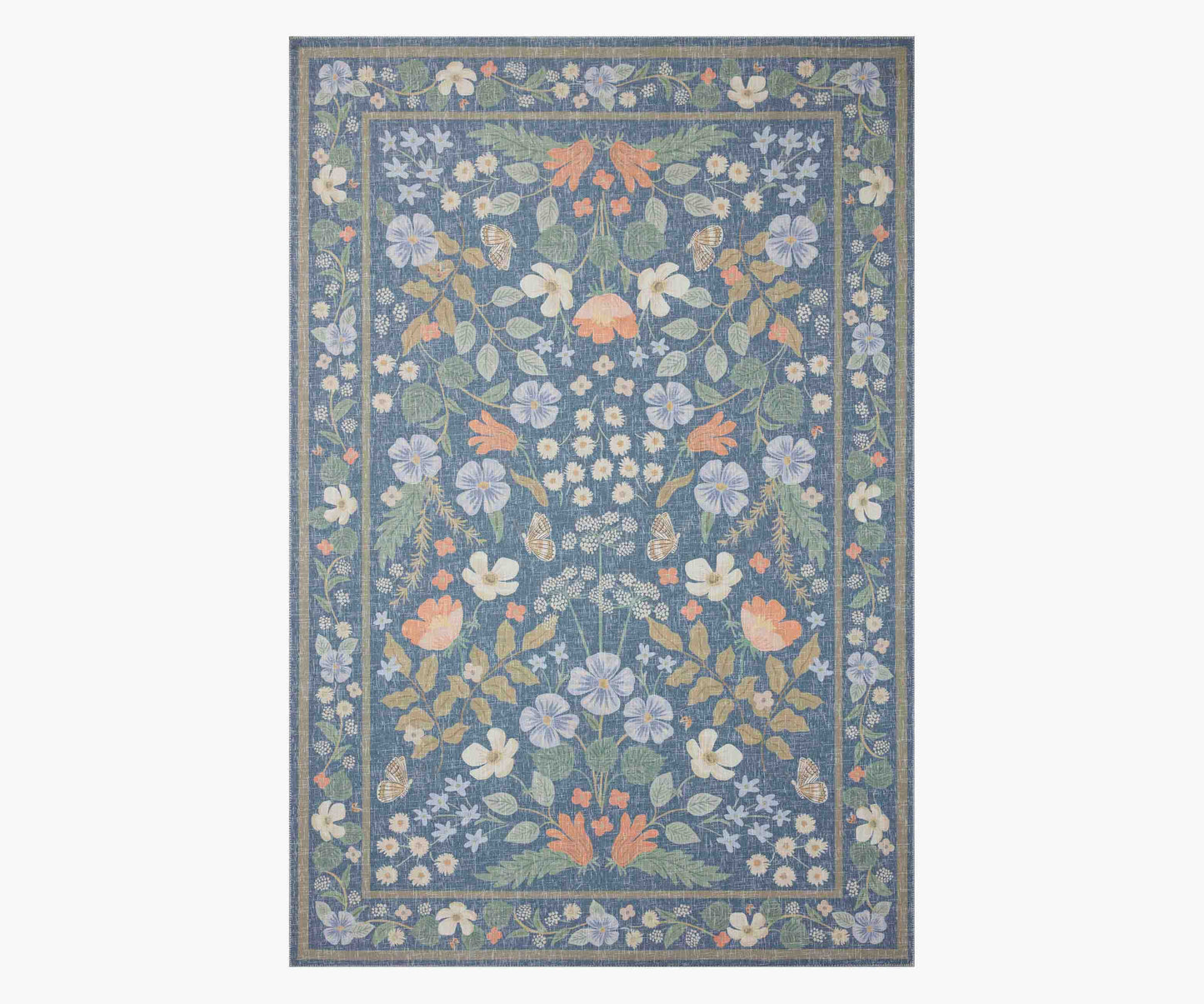 Cotswolds Willow Power Loomed Rug - Indigo - Premium Design Accessory